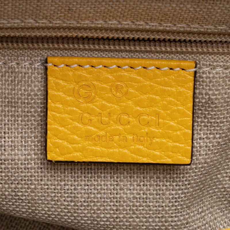 Gucci Grained Calfskin Interlocking G Small Crossbody Bag (SHF-WZ1qPR)