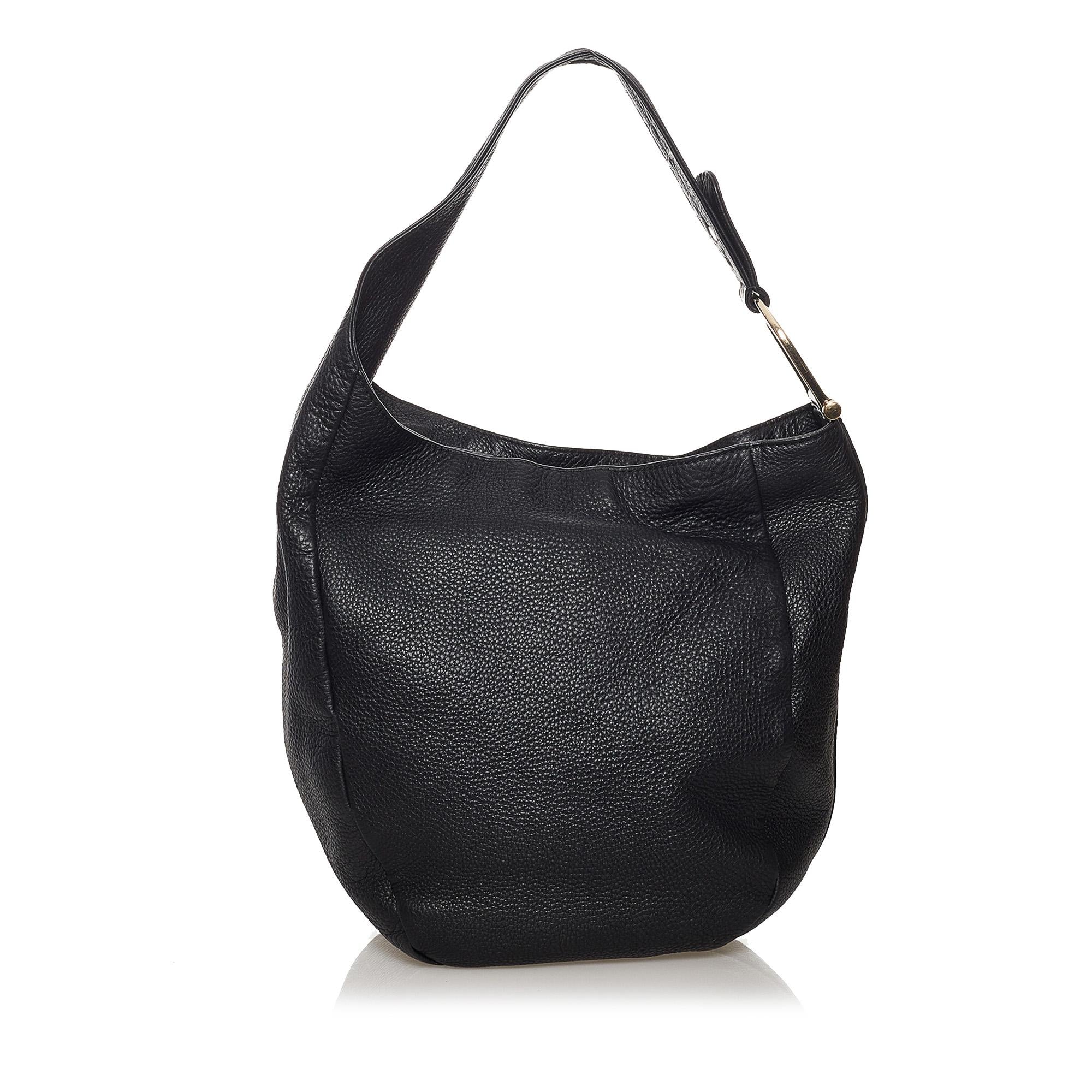 Gucci Greenwich Leather Hobo Bag (SHG-31492)