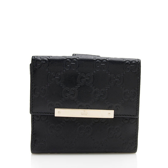 Gucci Guccissicma Compact Wallet (SHF-23885)