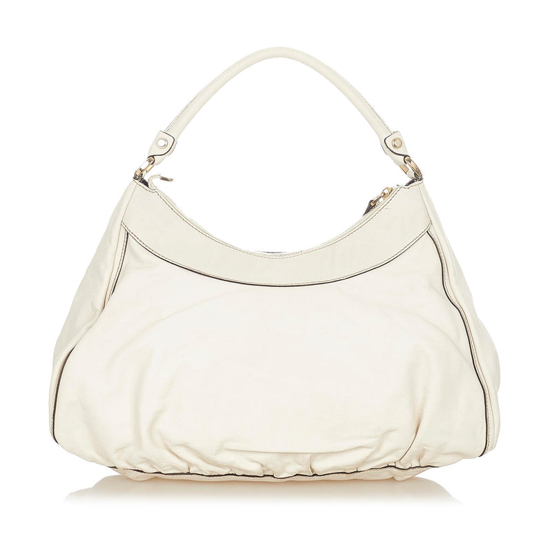Gucci Guccissima Abbey D-Ring Shoulder Bag (SHG-31977)