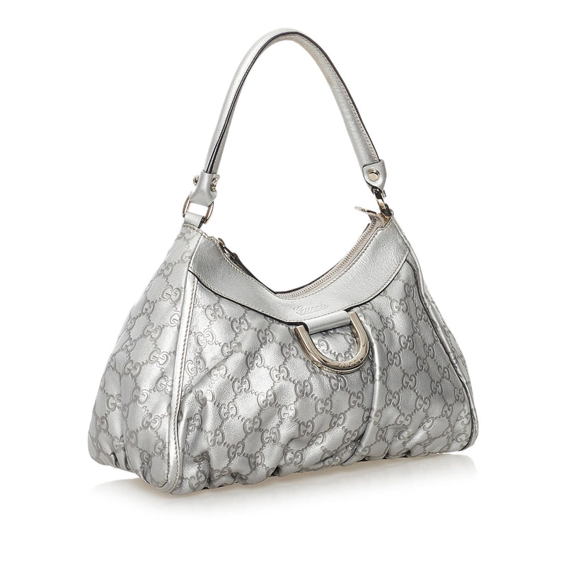 Gucci Guccissima Abbey D-Ring Shoulder Bag (SHG-32826)