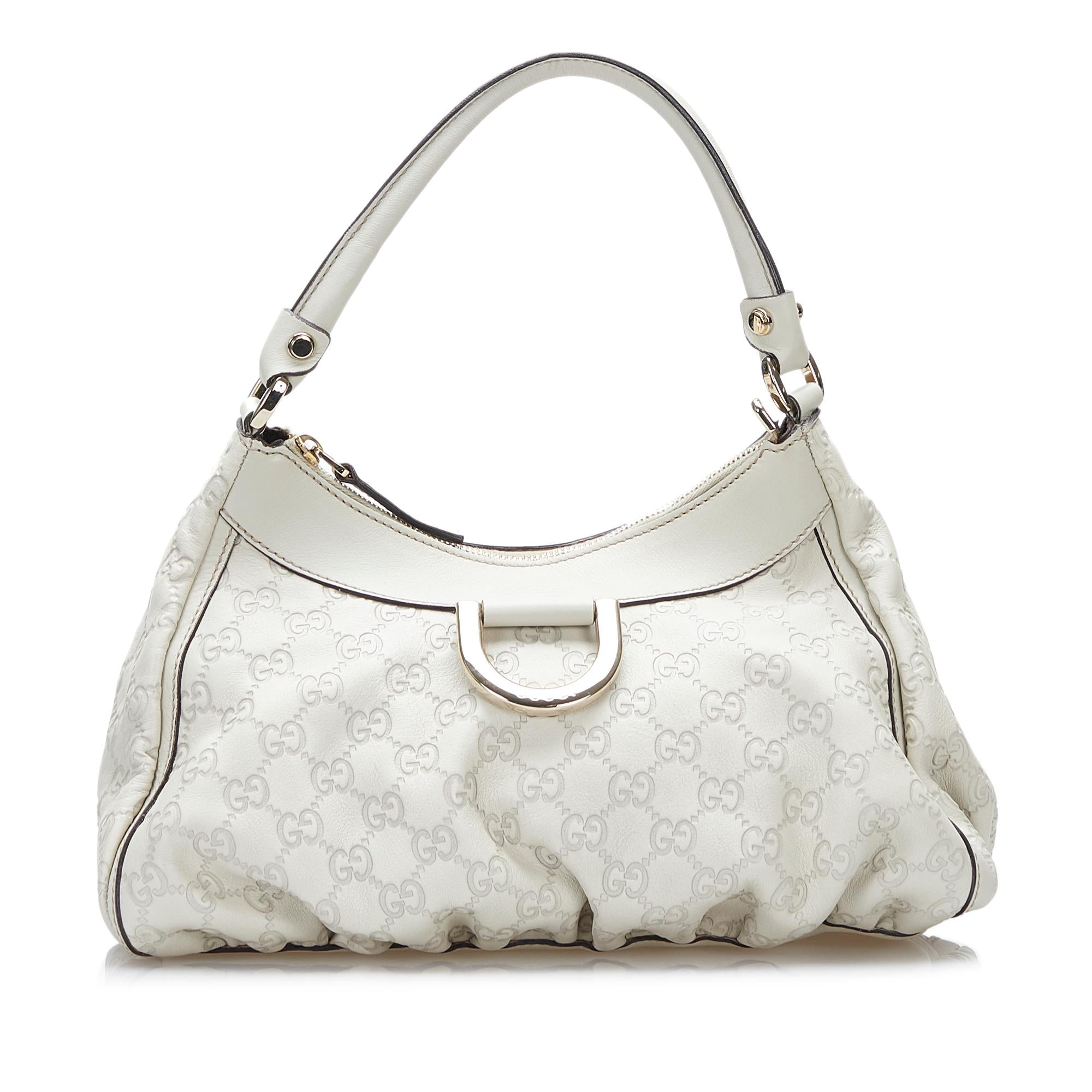 Gucci Guccissima Abbey D-Ring Shoulder Bag (SHG-37750)