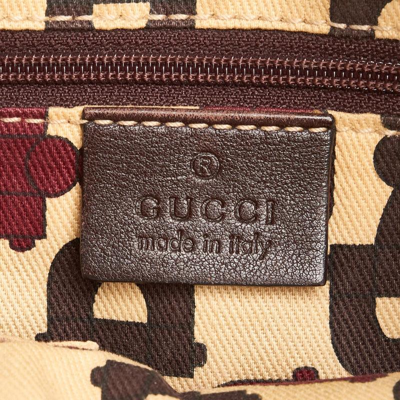 Gucci Guccissima Abbey D-Ring Shoulder Bag (SHG-4Wl8wB)