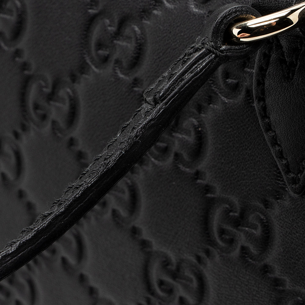 Gucci Guccissima Leather Bree Medium Tote (SHF-19264)