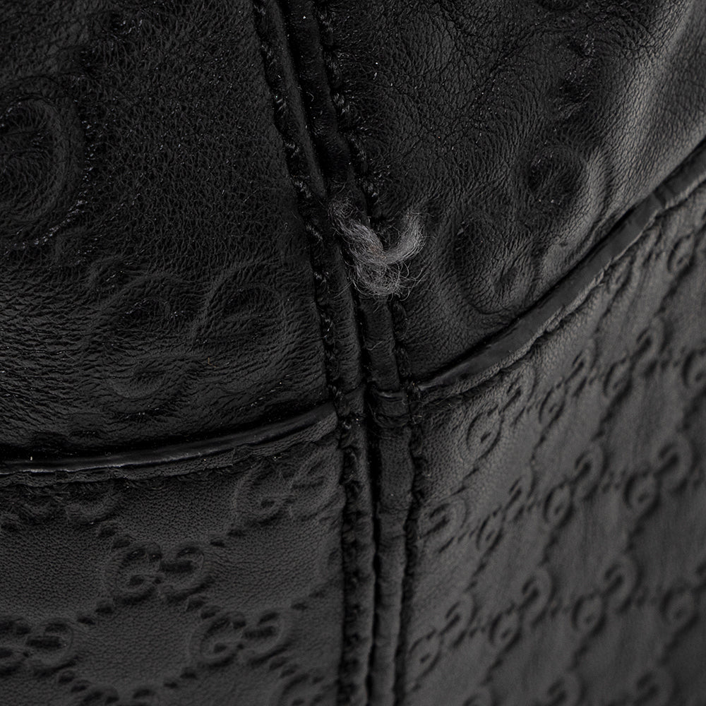 Gucci Guccissima Leather Bree Medium Tote (SHF-19264)