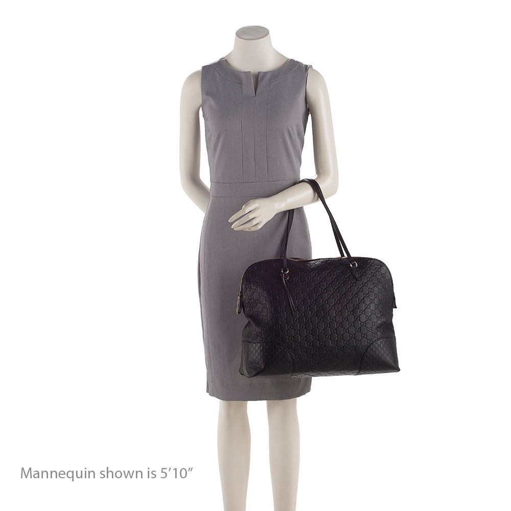 Gucci Guccissima Leather Bree Medium Tote (SHF-19264)