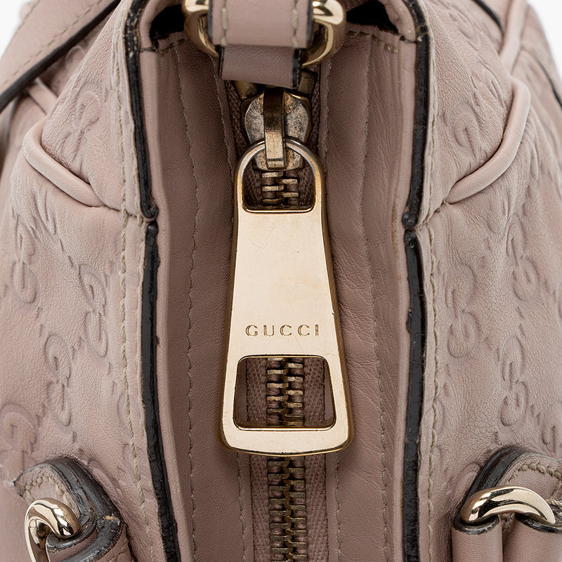 Gucci Guccissima Leather Bree Mini Tote (SHF-18654)