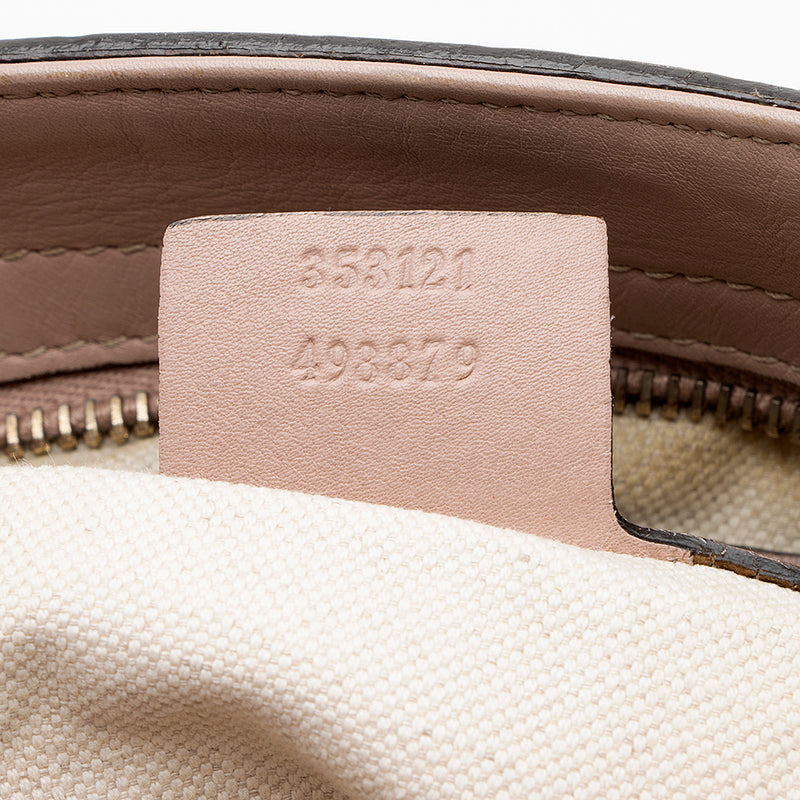 Gucci Guccissima Leather Bree Mini Tote (SHF-18654)