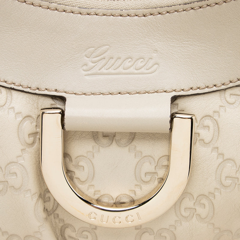 Gucci Guccissima Leather D Ring Small Hobo - FINAL SALE (SHF-15166)