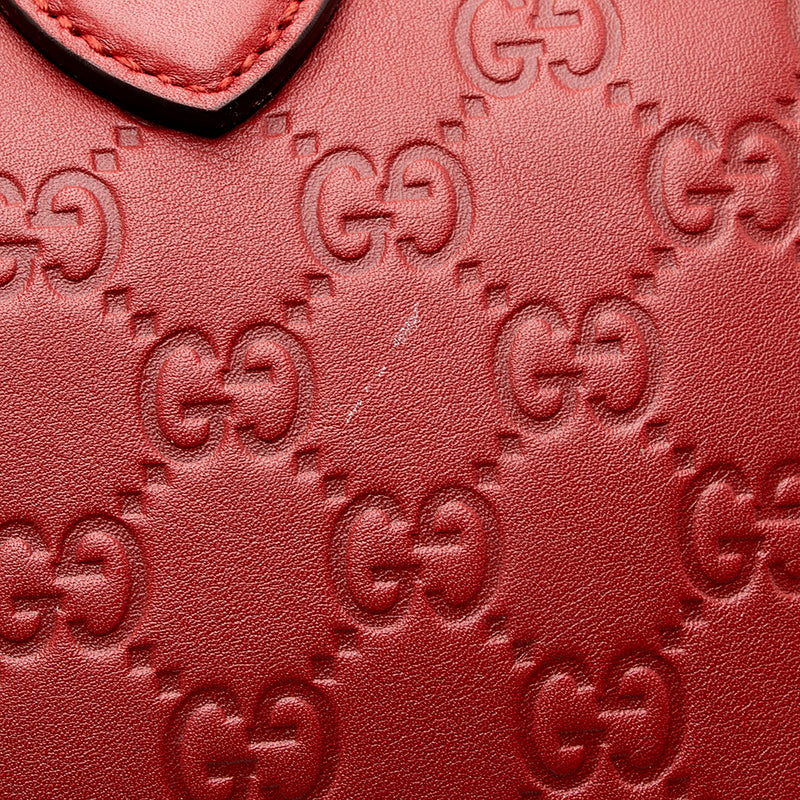 Gucci Guccissima Leather Boston Bag (SHF-18407)