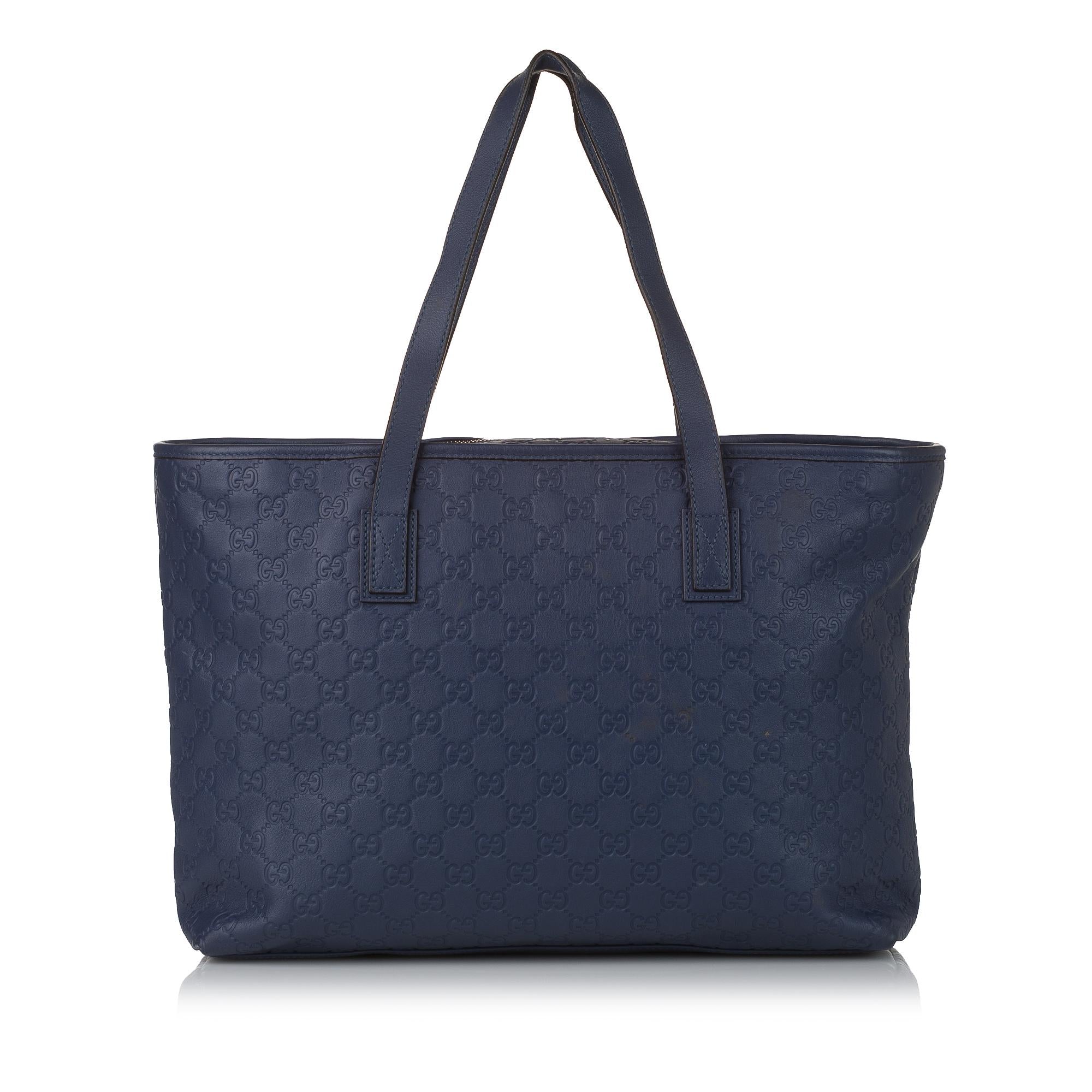 Gucci Guccissima Leather Tote Bag (SHG-32631)