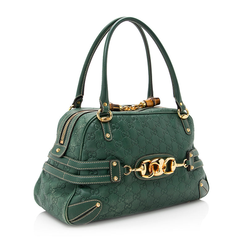 Gucci Guccissima Leather Wave Boston Bag (SHF-20754) – LuxeDH