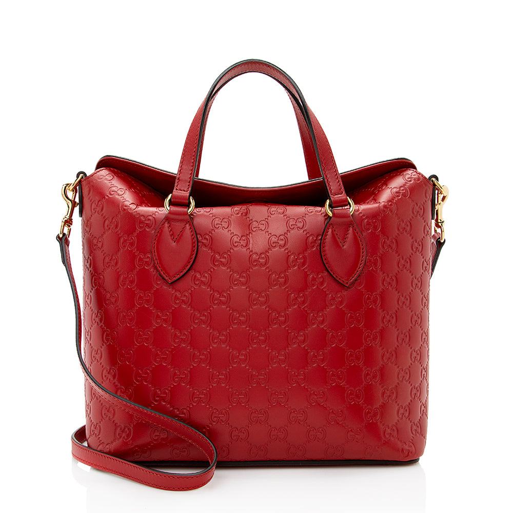 Gucci Guccissima Linea A Foldover Tote (SHF-19675)