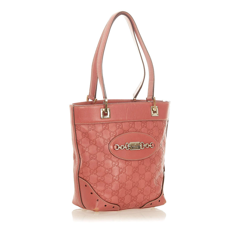 Gucci Vintage - Guccissima Tote Bag - Brown - Leather Handbag