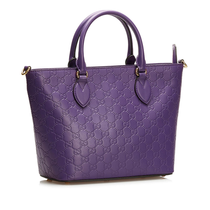 Gucci Guccissima Signature Convertible Handbag (SHG-35852)