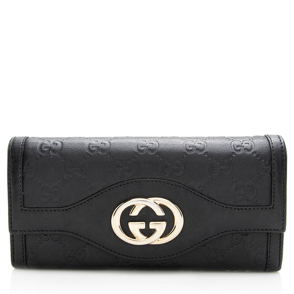 Gucci Guccissima Sukey Flap Wallet (SHF-18191)