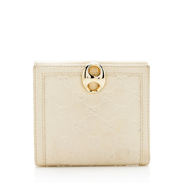 Gucci Guccissima Wave French Compact Wallet - FINAL SALE (SHF-15279)