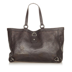 Gucci Horsebit Abbey D-Ring Leather Tote Bag (SHG-31931)