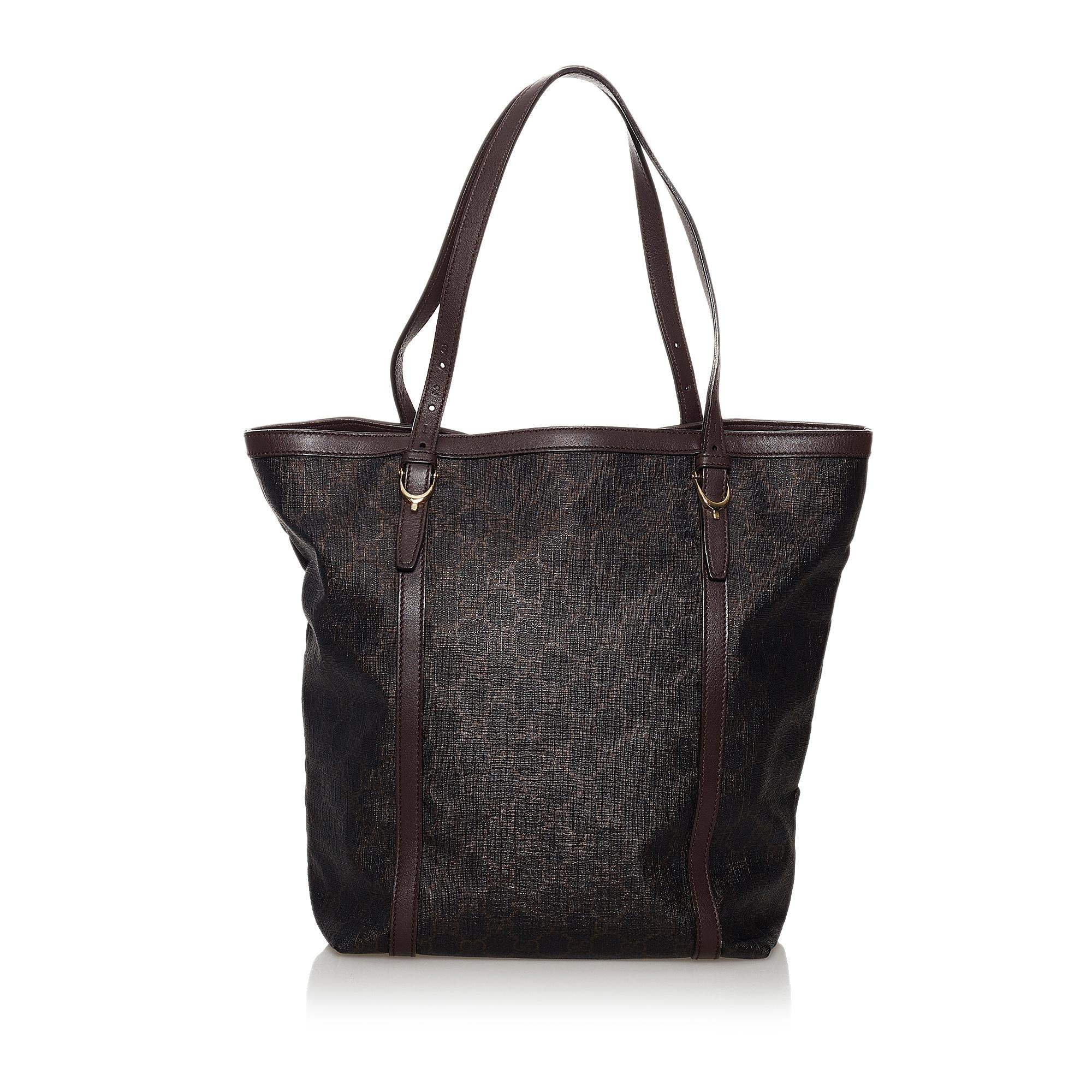 Gucci Horsebit Canvas Shoulder Bag (SHG-30005)