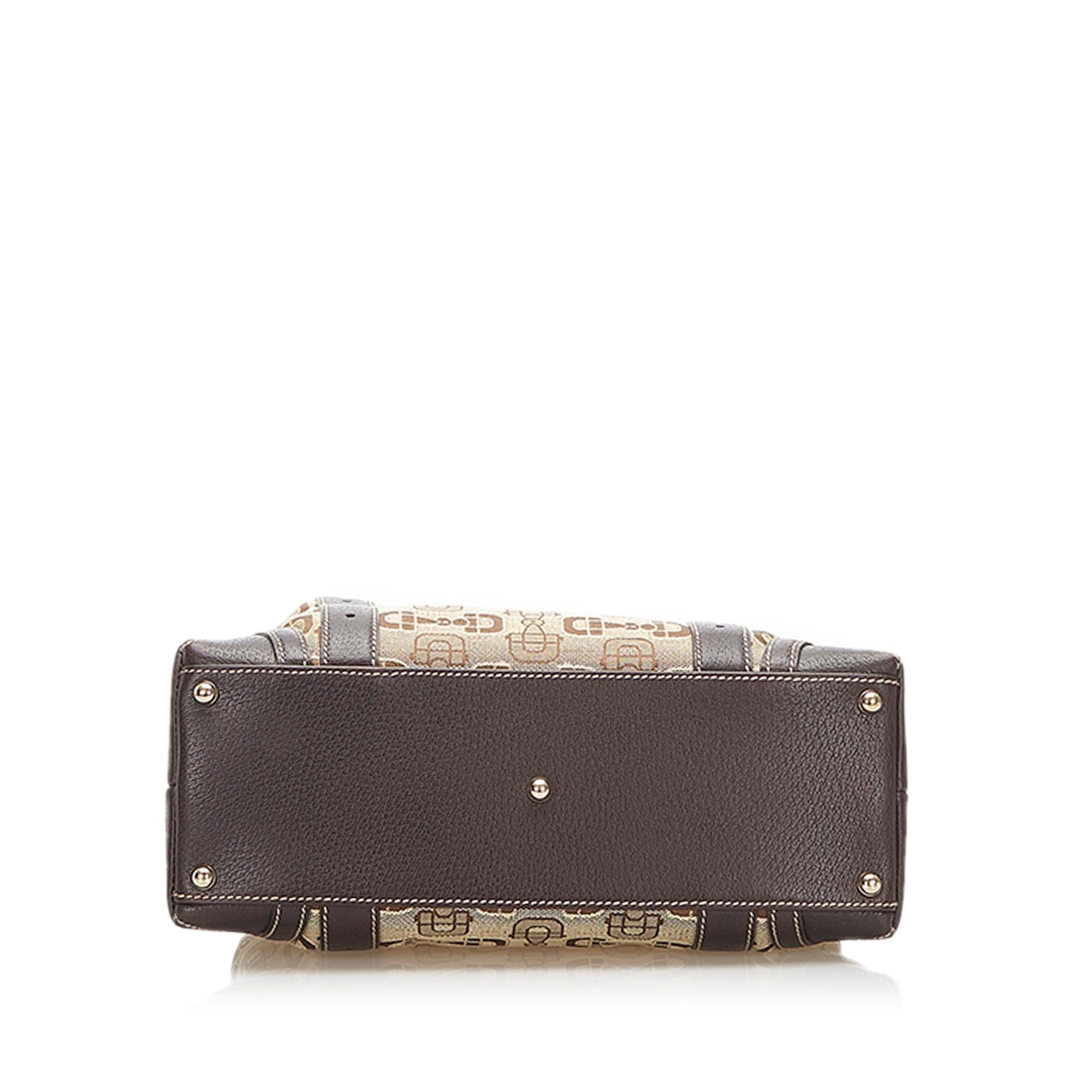 Gucci Horsebit Canvas Shoulder Bag (SHG-37760)