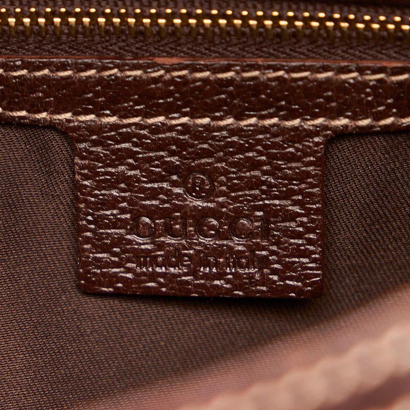Gucci Horsebit Canvas Web Treasure Shoulder Bag (SHG-29348)