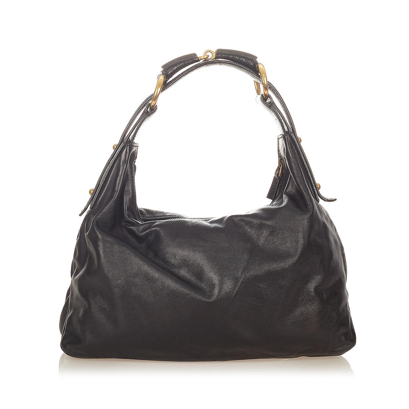 Gucci Horsebit Leather Shoulder Bag (SHG-24714)