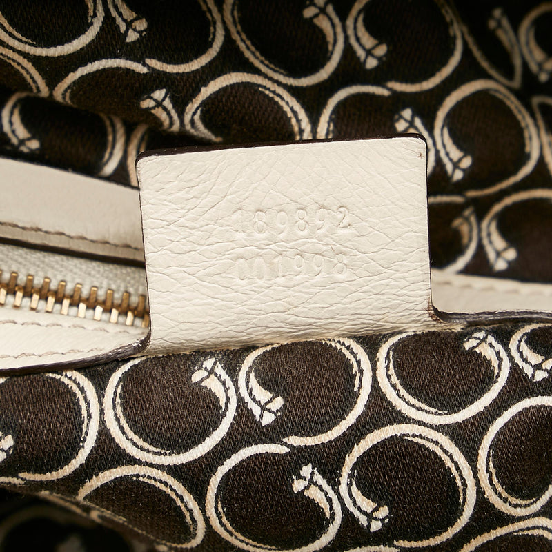 Gucci Horsebit Nail Leather Boston Bag (SHG-30581)