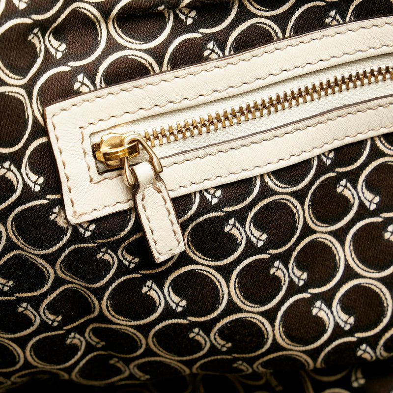 Gucci Horsebit Nail Leather Tote Bag (SHG-27180)