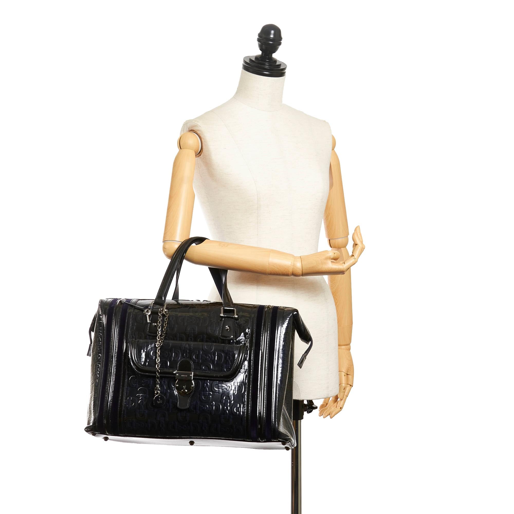 Gucci Horsebit Runway Patent Leather Handbag (SHG-31577)