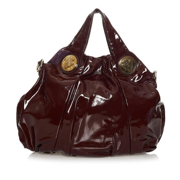 Gucci Hysteria Patent Leather Tote Bag (SHG-31297)