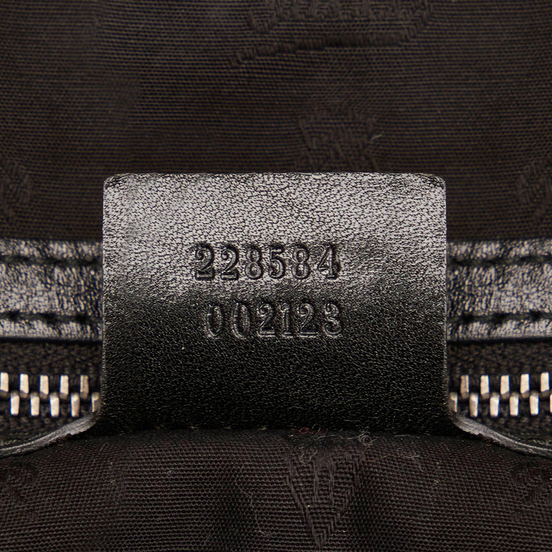 Gucci Icon Bit Patent Leather Hobo Bag (SHG-31901)