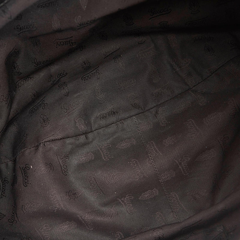 Gucci Icon Bit Patent Leather Hobo Bag (SHG-31901)