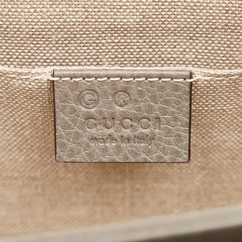 Gucci Interlocking G Chain Leather Crossbody Bag (SHG-27682) – LuxeDH