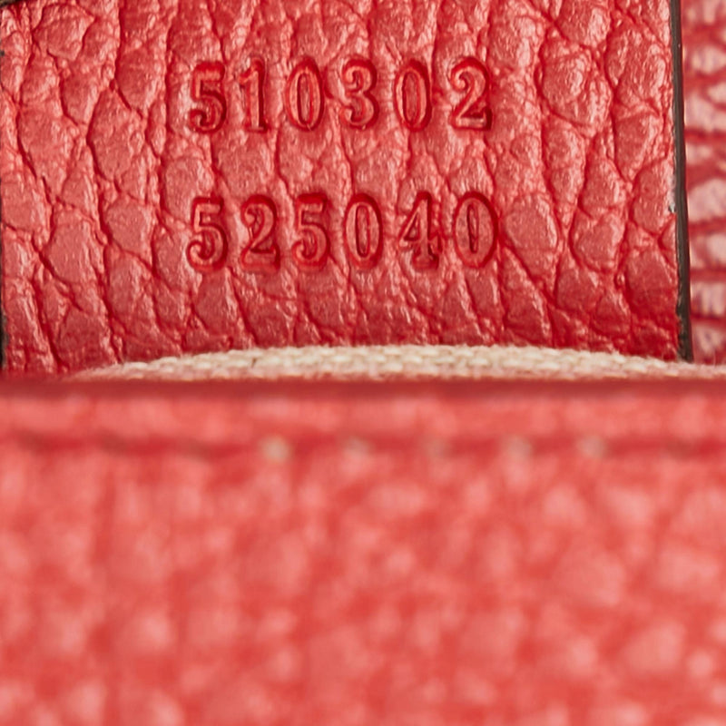 Gucci Interlocking G Leather Satchel (SHG-23750)