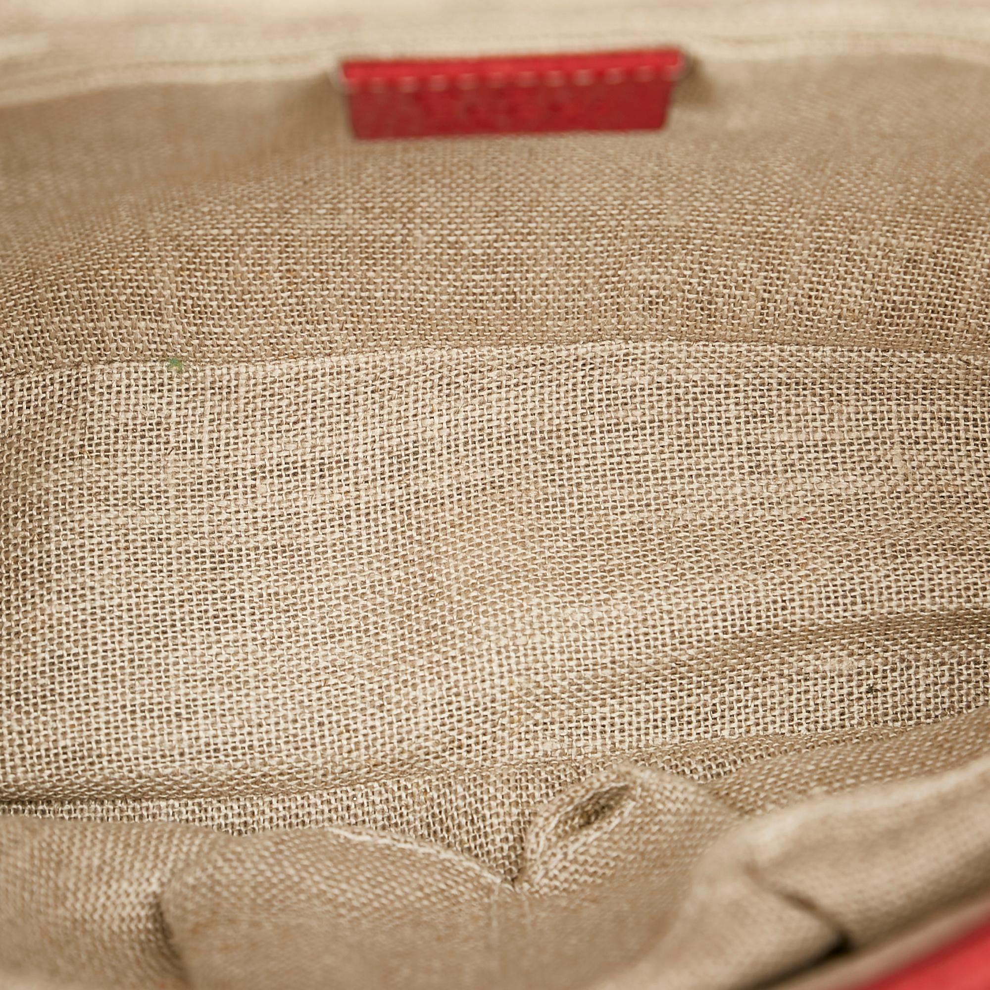 Gucci Interlocking G Leather Satchel (SHG-23750)