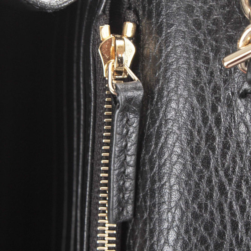 Gucci Interlocking G Leather Wallet On Chain (SHG-24069)