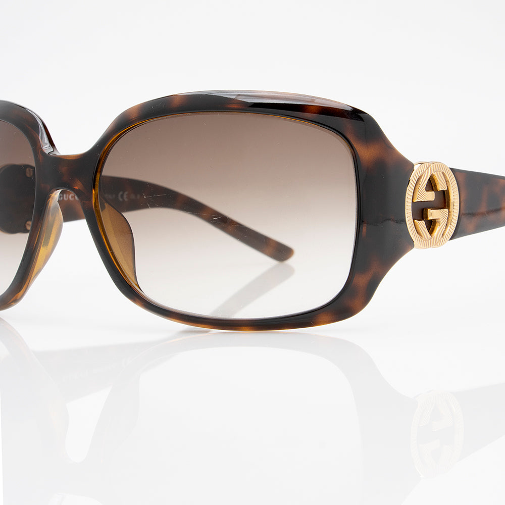 Gucci Interlocking GG Square Sunglasses (SHF-21893)