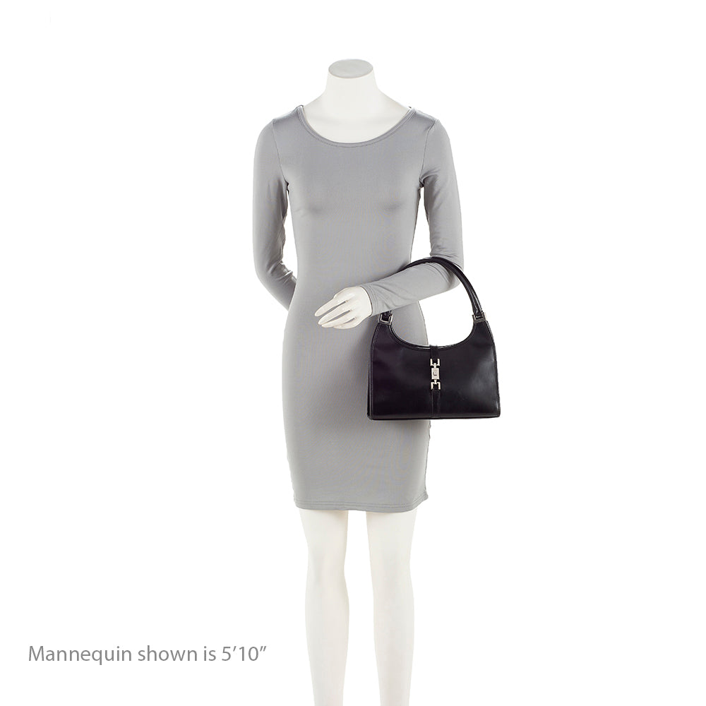 Gucci Vintage Leather Jackie 1961 Small Shoulder Bag (SHF-20608)