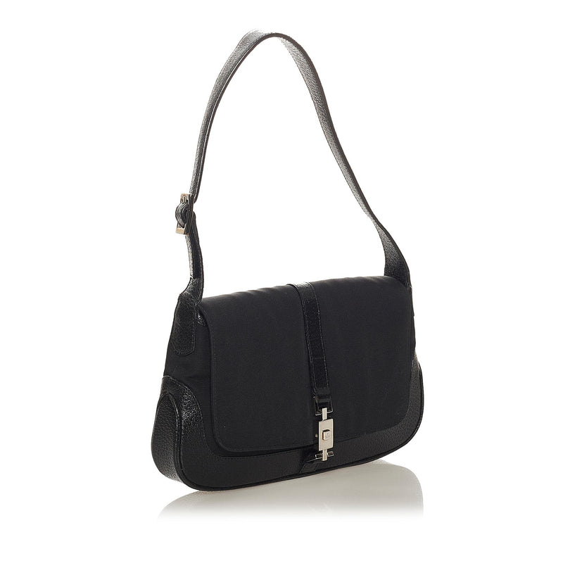 Gucci Jackie Canvas Shoulder Bag (SHG-27269)