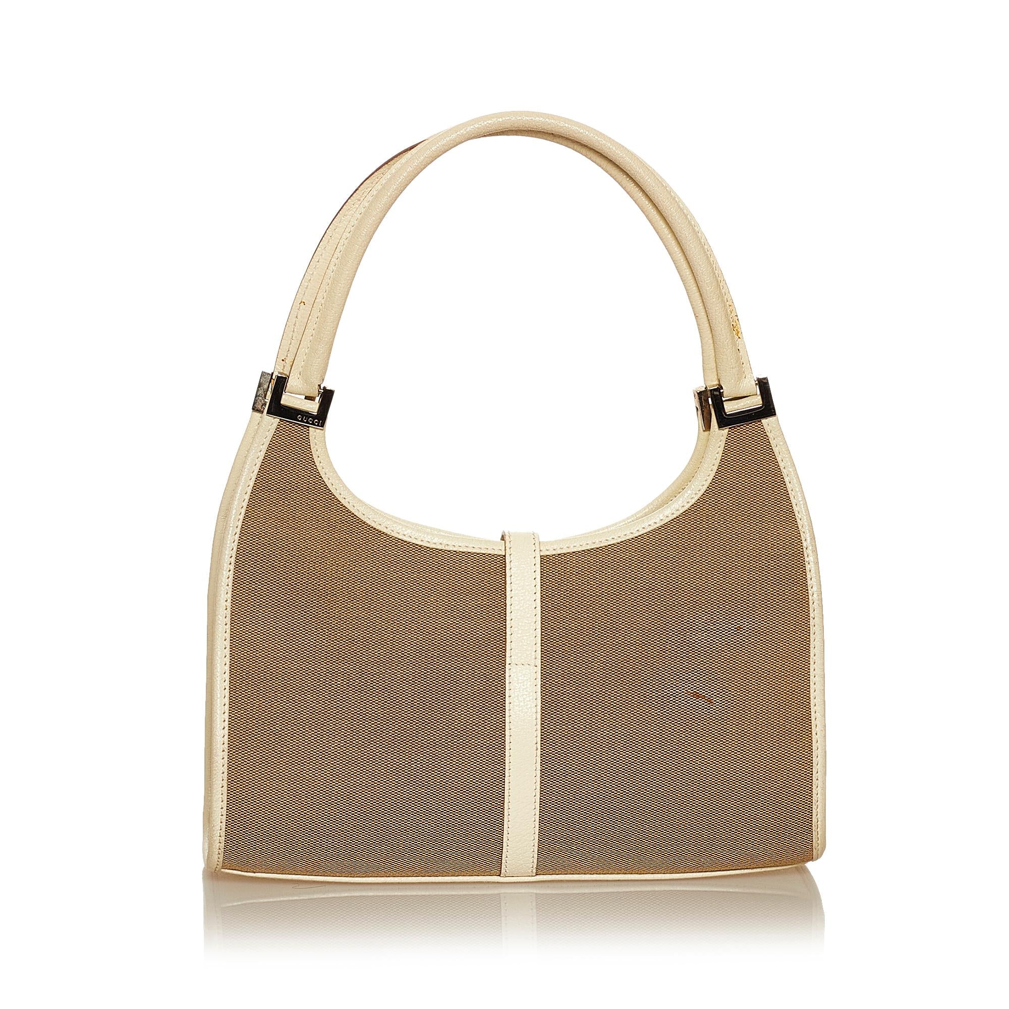 Gucci Jackie Canvas Shoulder Bag (SHG-29377)