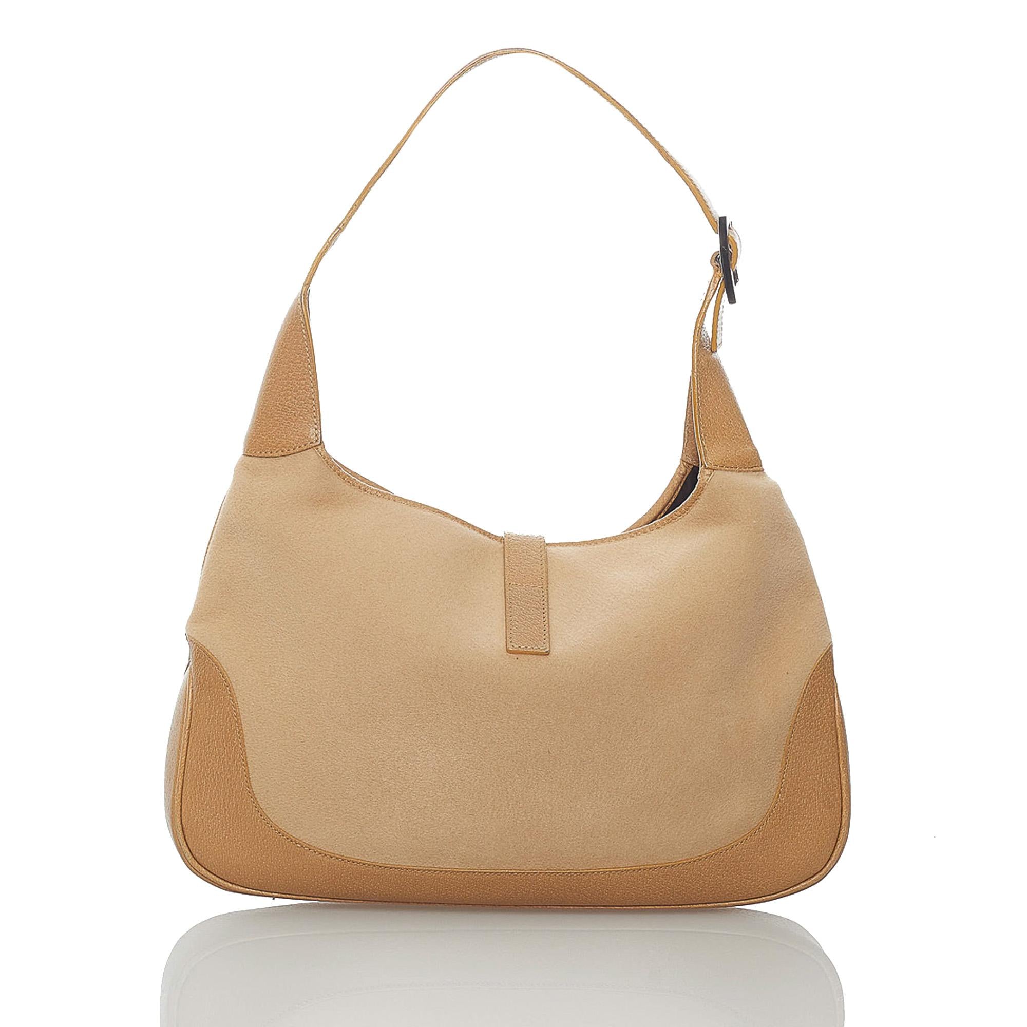 Gucci Jackie Canvas Shoulder Bag (SHG-29848)