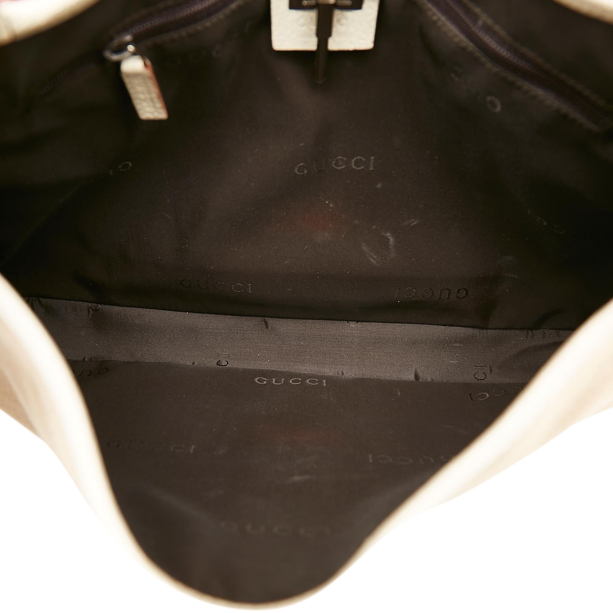 Gucci Jackie Canvas Shoulder Bag (SHG-32010)