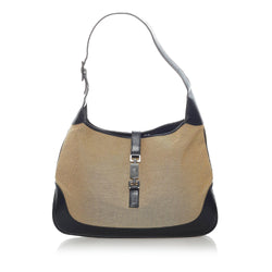 Gucci Jackie Canvas Shoulder Bag (SHG-32651)