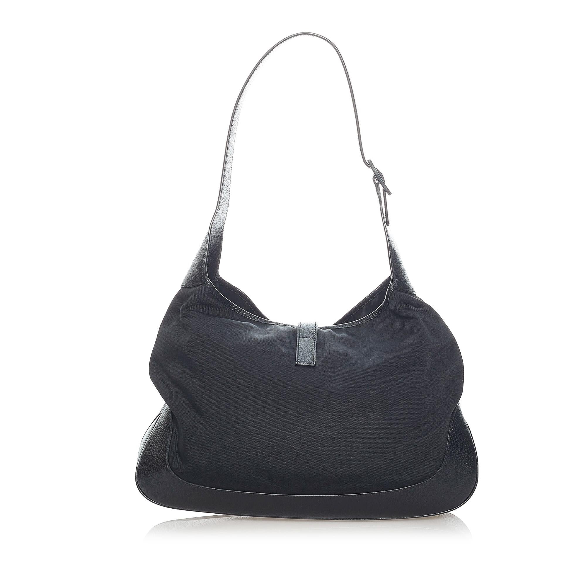 Gucci Jackie Canvas Shoulder Bag (SHG-32832)