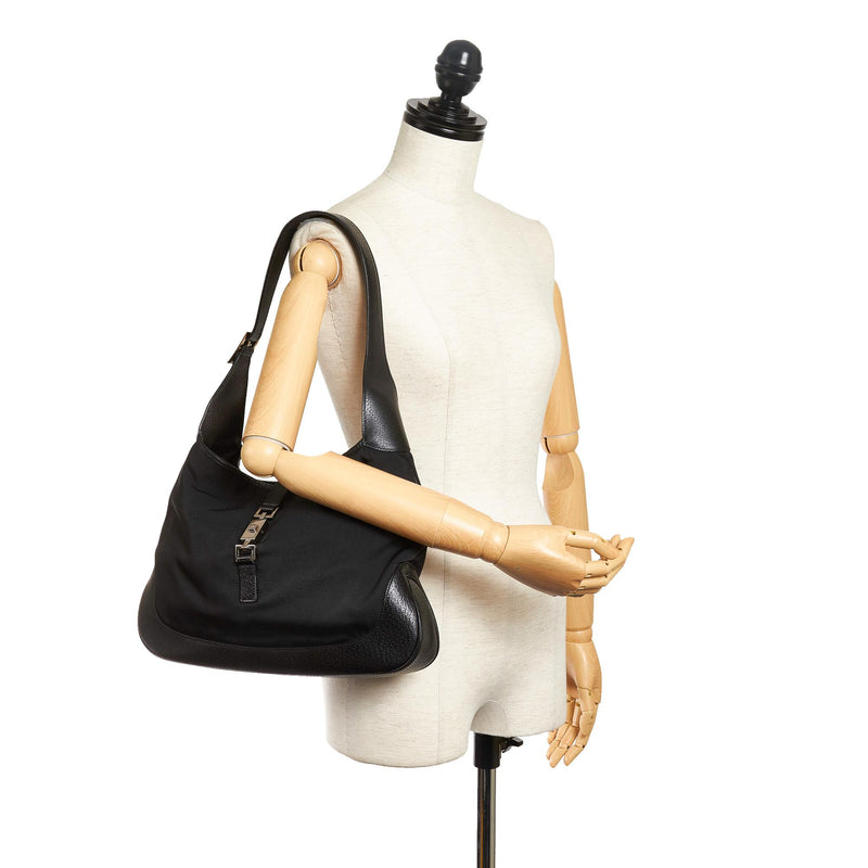 Gucci Jackie Canvas Shoulder Bag (SHG-32832)