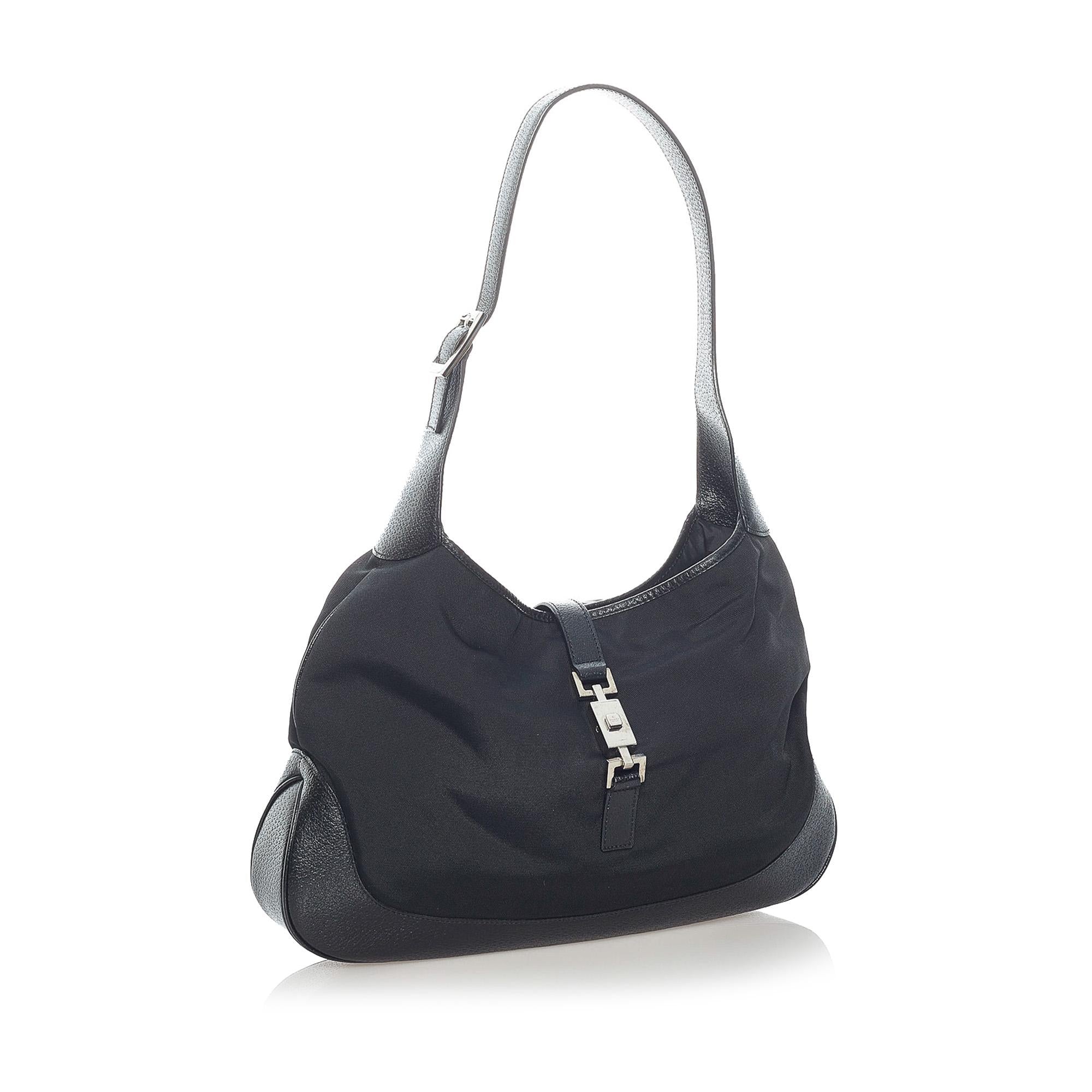 Gucci Jackie Canvas Shoulder Bag (SHG-32832)