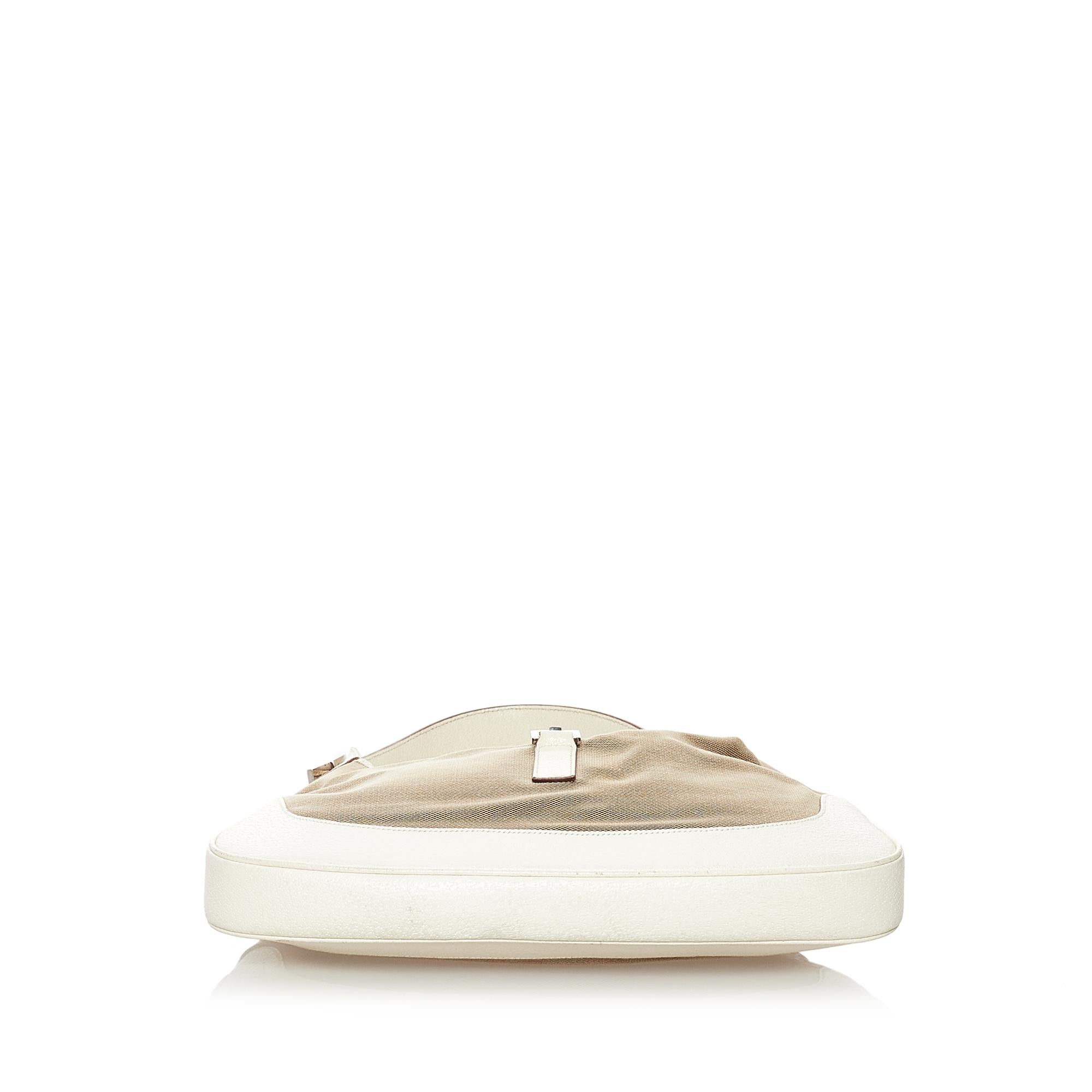 Gucci Jackie Canvas Shoulder Bag (SHG-32861)