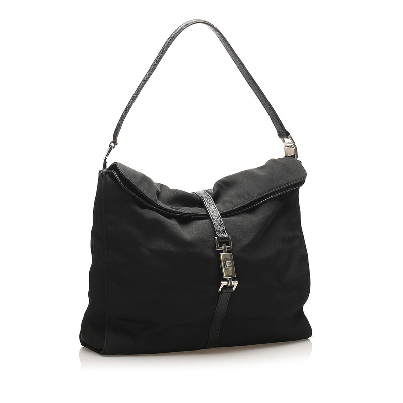 Gucci Jackie Nylon Shoulder Bag (SHG-14207)