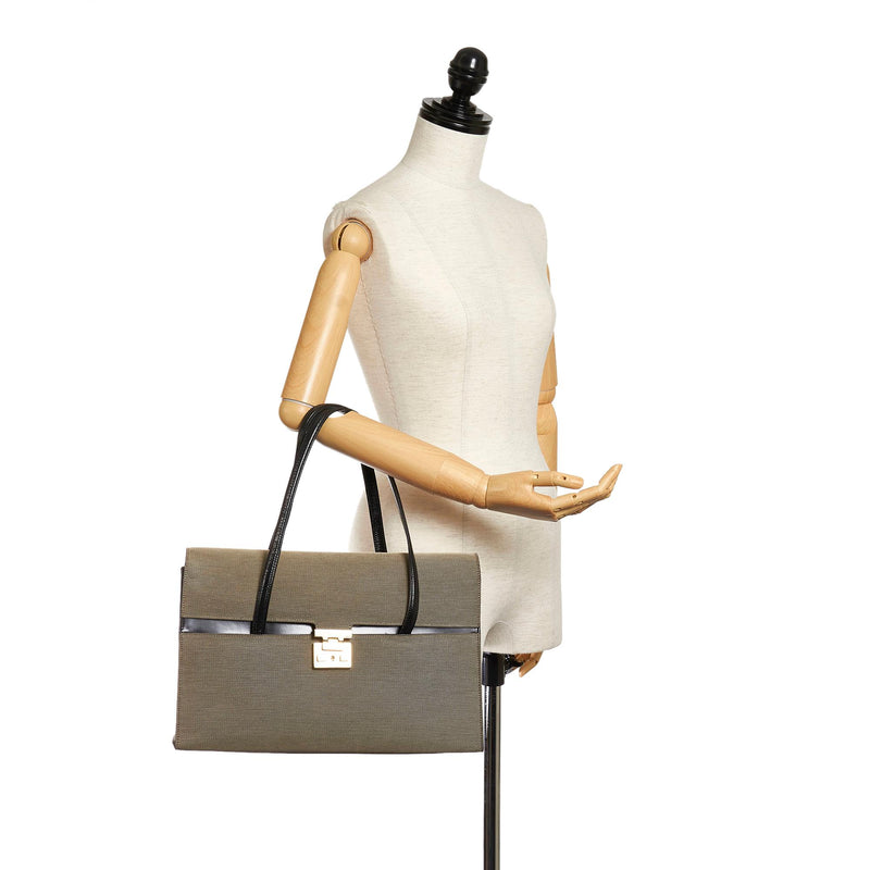 Gucci Lady Lock Canvas Tote Bag (SHG-28872)