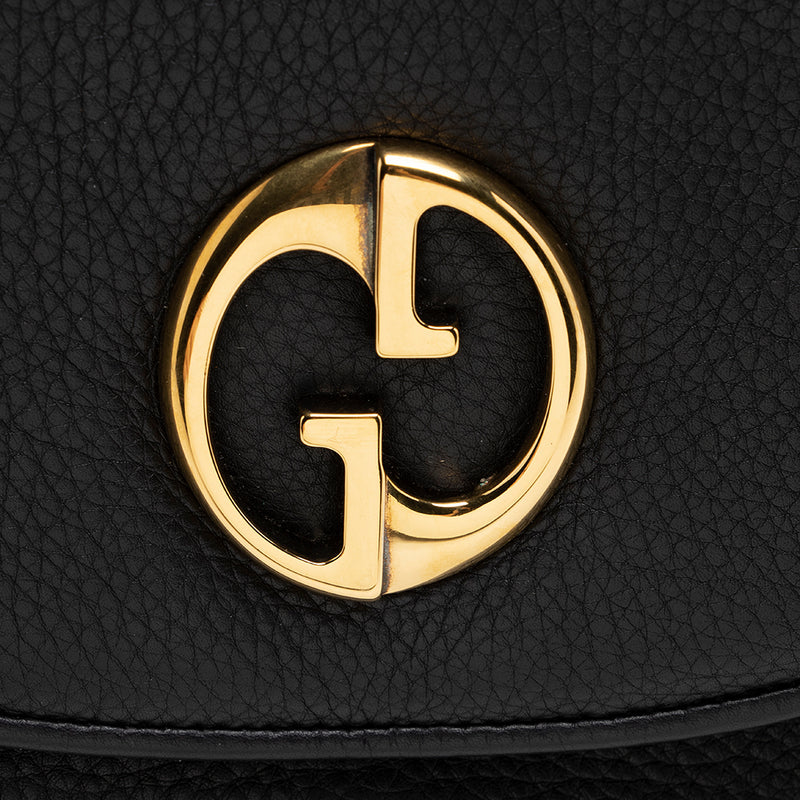 Gucci Leather 1973 Shoulder Bag (SHF-18083)